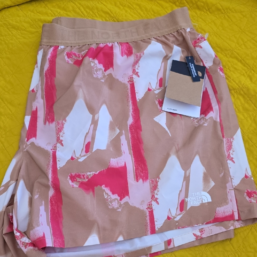 The North Face Pink and Tan Patterned Skirt